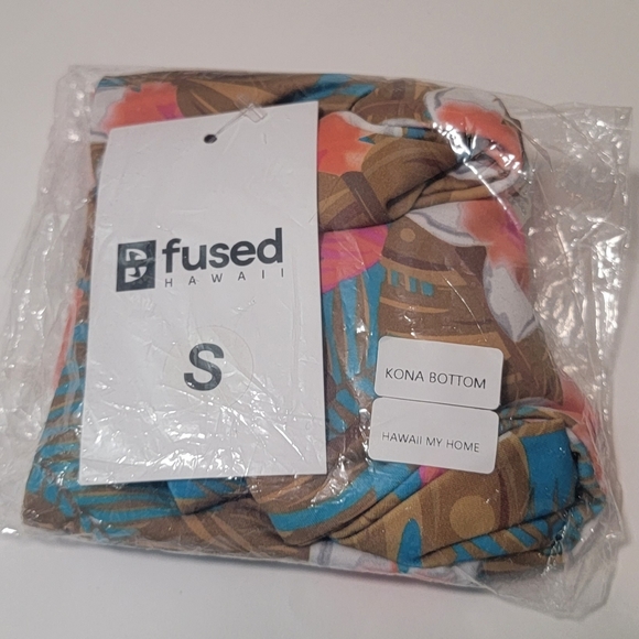 Fused Hawaii Kona Bikini Bottoms Hawaii My Home NWT - Picture 3 of 4